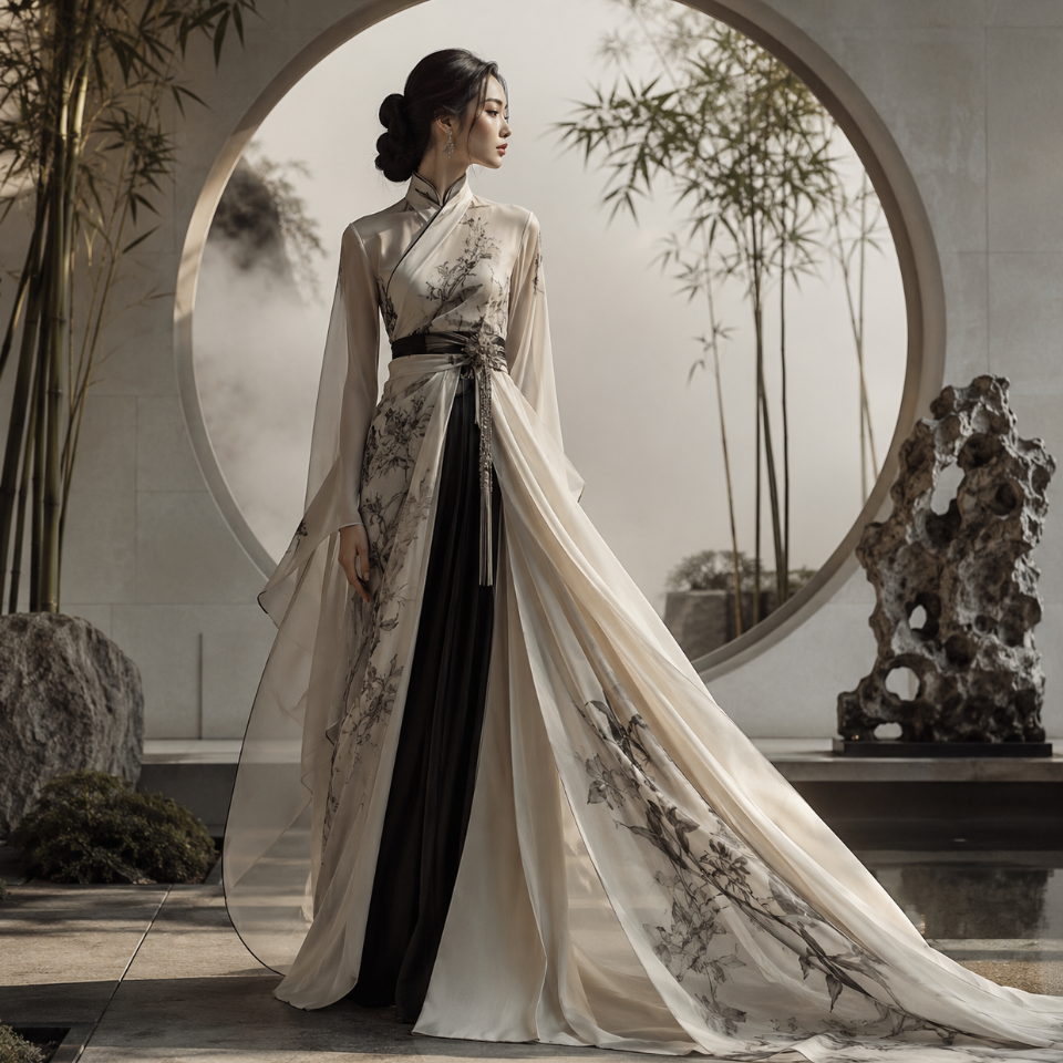 Examples of Eastern Aesthetic Fashion definition in Contemporary Fashion