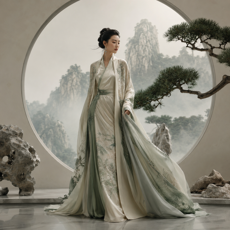Examples of Eastern Aesthetic Fashion meaning in Contemporary Fashion