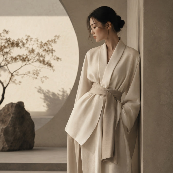 A Human Centered Reading of Eastern Aesthetic Fashion Through waist rhythm