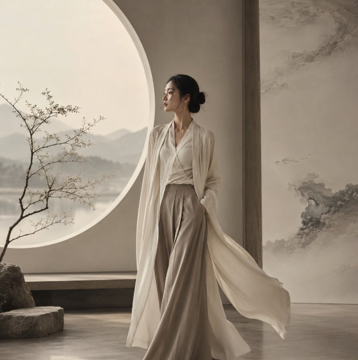 How Eastern Aesthetic Fashion Becomes a Language of inner calm