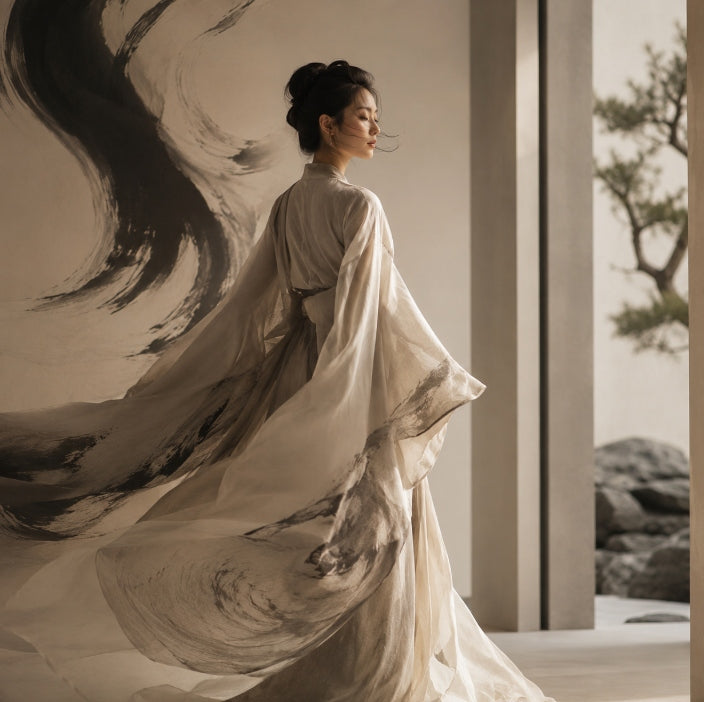 How Eastern Aesthetic Fashion Builds Depth Through calligraphic movement