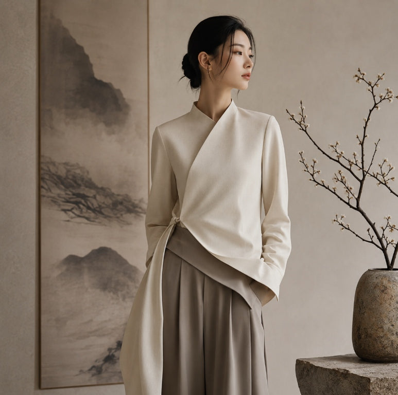 How Eastern Aesthetic Fashion Gives Cultural Context to gentle asymmetry