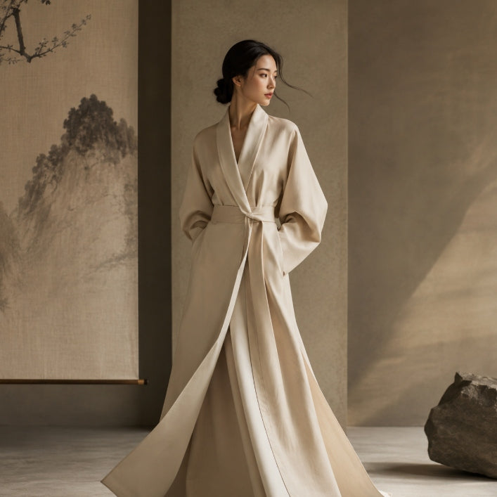How Eastern Aesthetic Fashion Shapes robe inspired silhouette for Modern Luxury Design