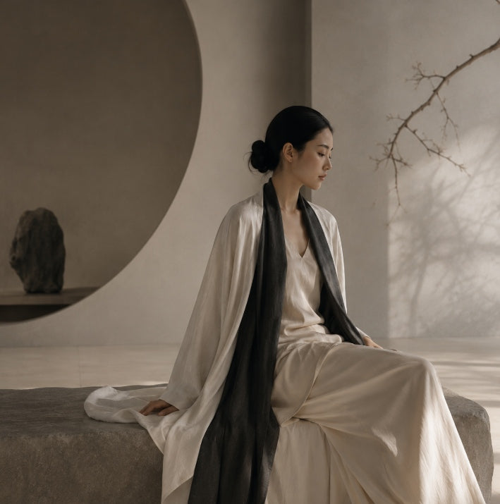 How Eastern Aesthetic Fashion Uses silk like texture to Speak Without Noise