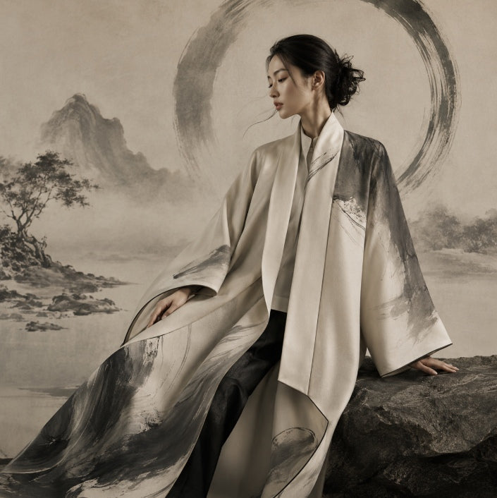 How to Understand Eastern Aesthetic Fashion Through ink inspired line