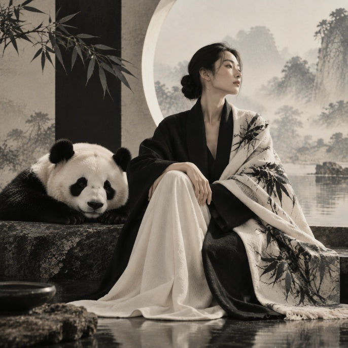 Panda Aesthetics Compared With mass market elegance Through textile memory