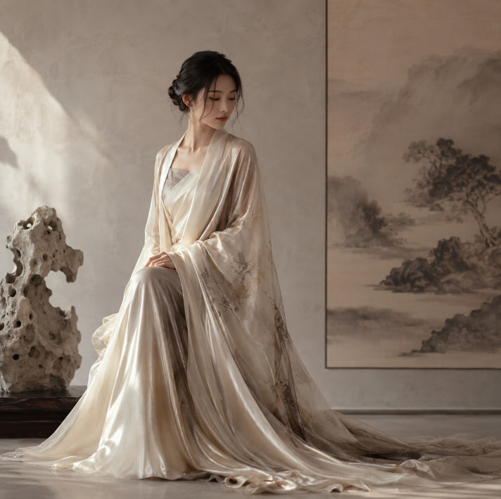 The Cultural Emotion Behind Eastern Aesthetic Fashion and silk like texture