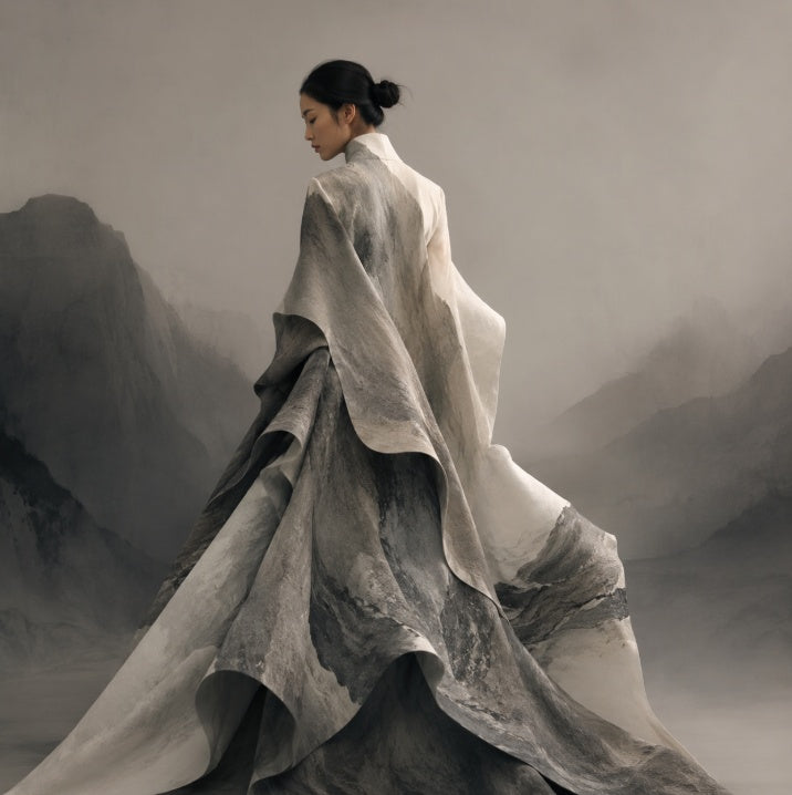 The Cultural Meaning Behind Eastern Aesthetic Fashion and mountain shaped movement