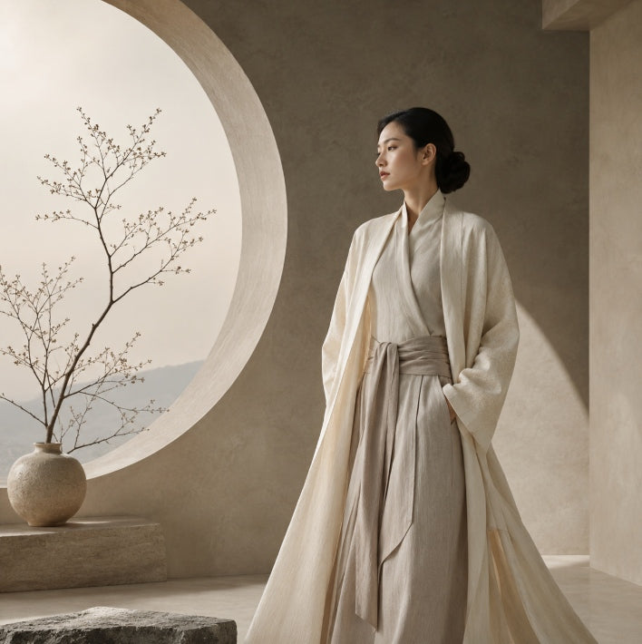 The Philosophy of Eastern Aesthetic Fashion Through spatial harmony