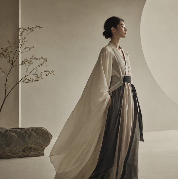The Philosophy of Eastern Aesthetic Fashion Through visual breathing