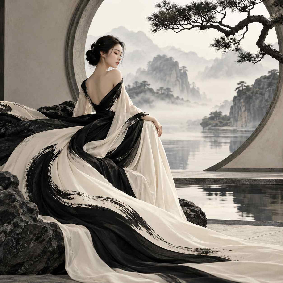 The Philosophy of Panda Aesthetics Through ink inspired linfa