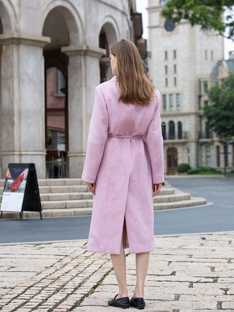 Wool  coat with Signature Belt
