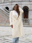 Wool coat with Lotus Bloom Clasp