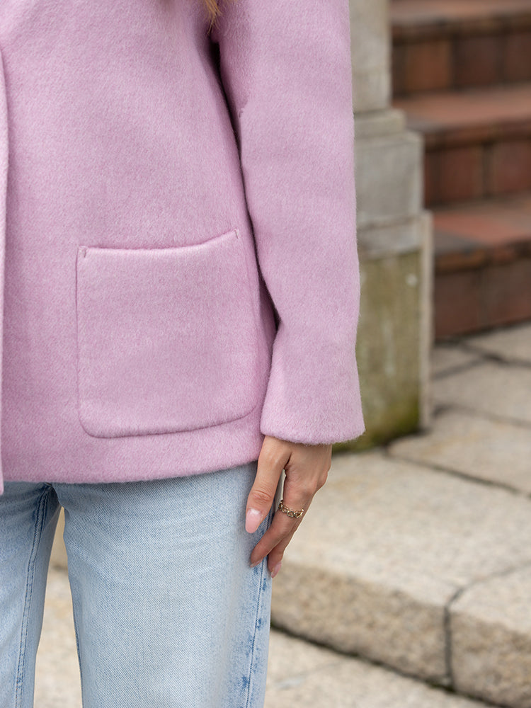 Wool  coat with Silk Lining