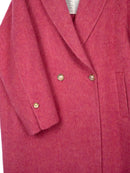 Women's Long Wool Coats With 087 Rose Blush Muse