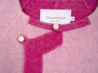 Women's Short Wool Coats With 153 Velvet Peony Purple