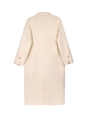 Women's Long Wool Coats With 087 White