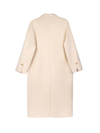 Women's Long Wool Coats With 087 White