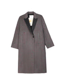 Women's Hand-Finished Wool Coats With 512 Red Lichen Rock