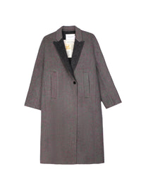 Women's Hand-Finished Wool Coats With 512 Red Lichen Rock