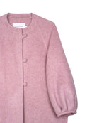 Women's Hand-Finished Wool Coats With 522 Lilac