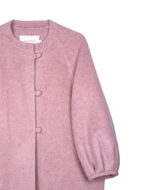 Women's Hand-Finished Wool Coats With 522 Lilac