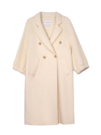 Women's Long Wool Coats With 362 White