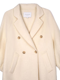 Women's Long Wool Coats With 362 White