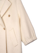 Women's Long Wool Coats With 362 White