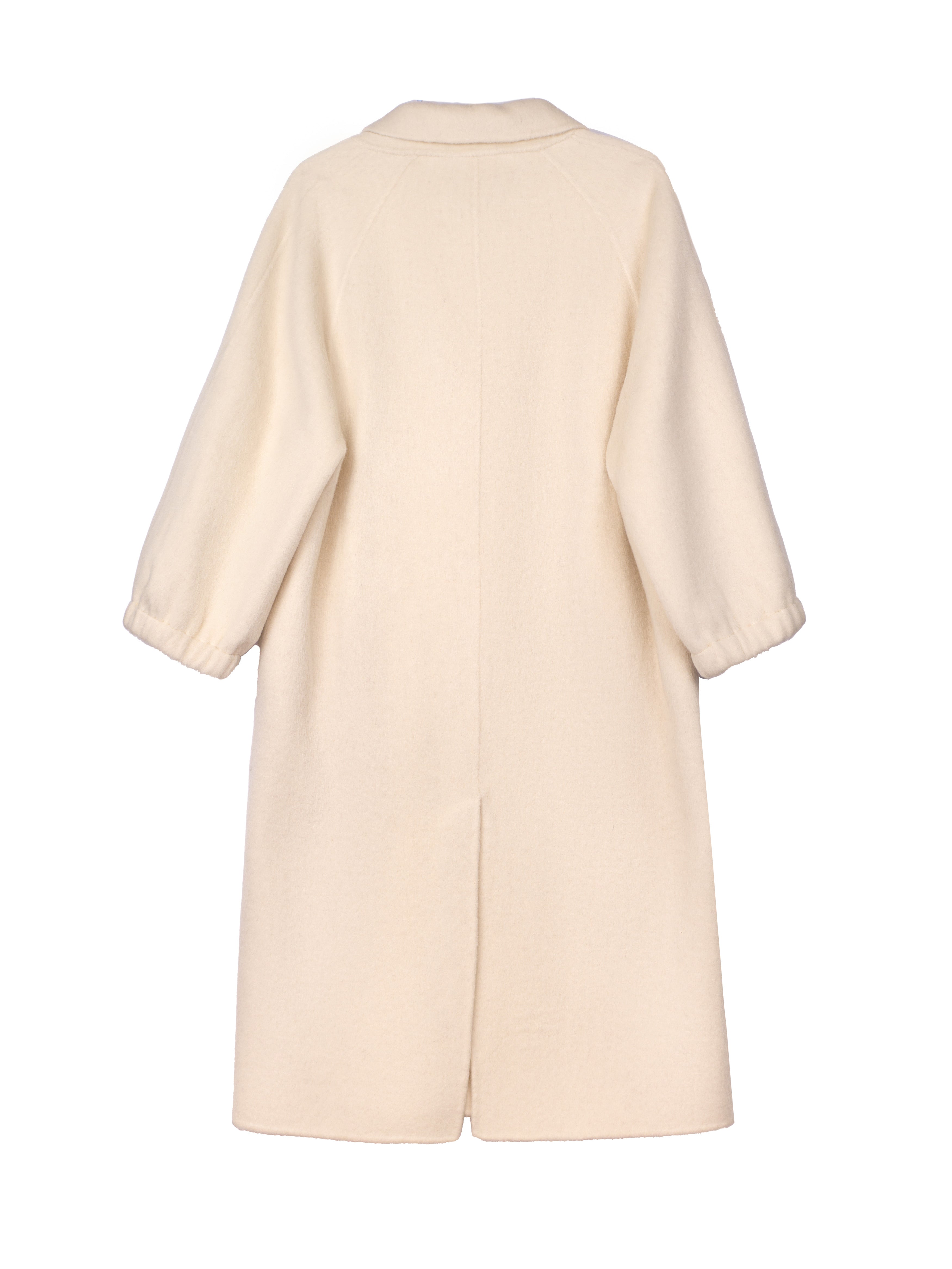 Women's Long Wool Coats With 362 White