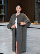 Wool coat with Frog Closure and Cuffed Sleeves