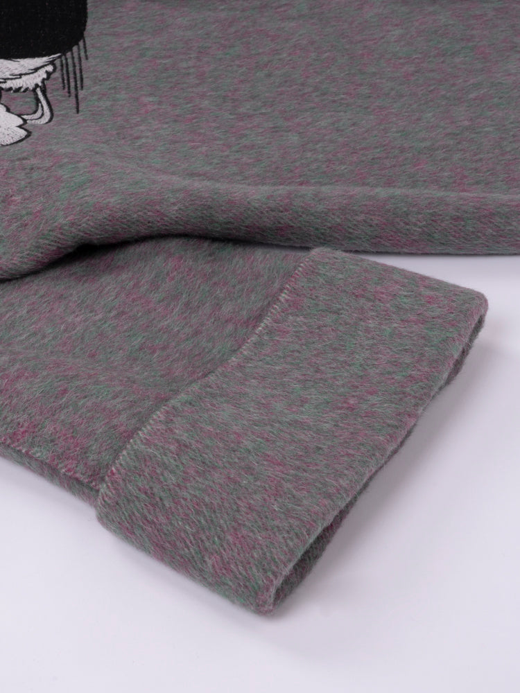 Wool coat with Exquisite Panda Embroidery