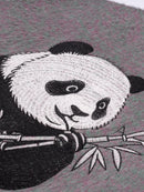 Wool coat with Exquisite Panda Embroidery