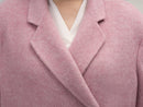 Wool coat with Wave Cuffs & Horn Buttons