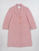 Wool coat with Eternal Rope Knot Buttons