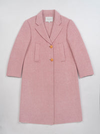 Wool coat with Eternal Rope Knot Buttons