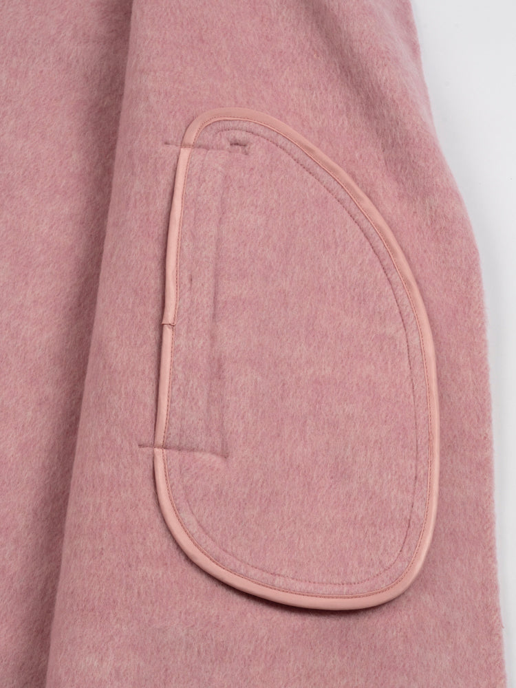 Wool coat with Eternal Rope Knot Buttons