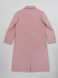 Wool coat with Eternal Rope Knot Buttons