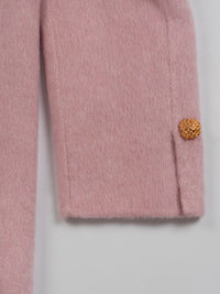Wool coat with Eternal Rope Knot Buttons