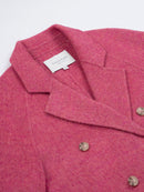 Wool  coat with Tailored Collar and Cuffed Sleeves