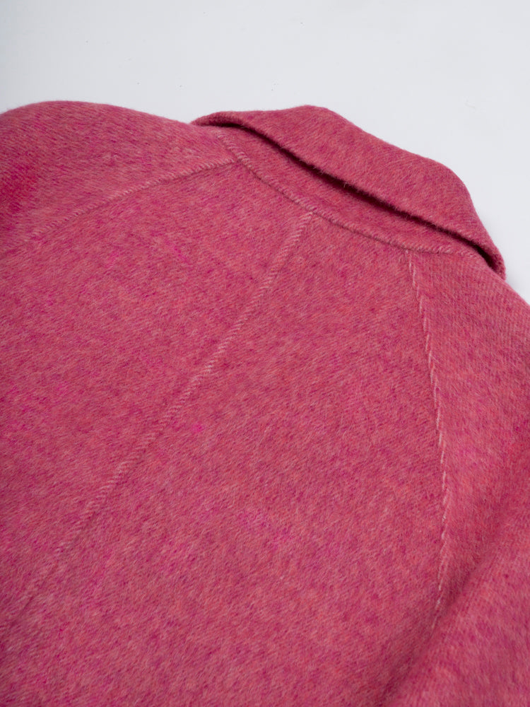 Wool  coat with Tailored Collar and Cuffed Sleeves