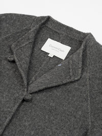 Wool coat with Frog Closure and Cuffed Sleeves