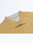 Wool coat women with Frog Buttons