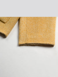 Wool coat women with Frog Buttons