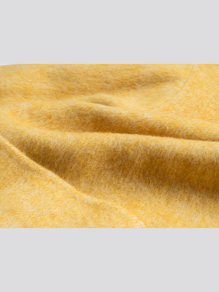 Wool coat women with Frog Buttons