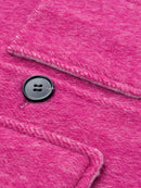 Wool  coat with Two-Tone Rose