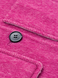 Wool  coat with Two-Tone Rose