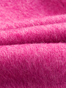 Wool  coat with Two-Tone Rose