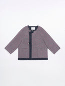 Wool  coat women with Diagonal Cut