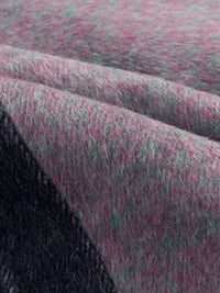 Wool  coat women with Diagonal Cut